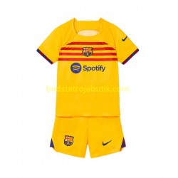 FC Barcelona Børn 4. Valg Fodboldtrøje 2022-2023 Kortærmet
