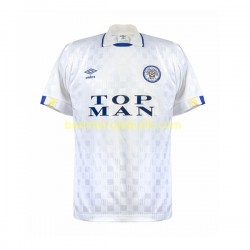 Leeds United Retro Mænd Hjemmebane Fodboldtrøje 1989-1990 Kortærmet