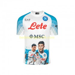 Napoli Face Game Minjae 3 Mænd Hjemmebane Fodboldtrøje 2022-2023 Kortærmet