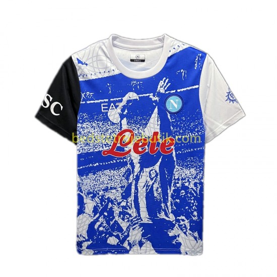 Napoli Maradona Champions Special Edition Mænd Hjemmebane Fodboldtrøje 2023 Kortærmet