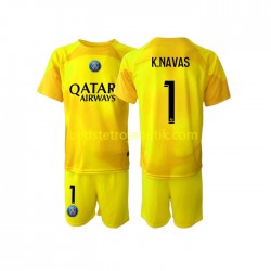 Paris Saint-Germain K.NAVAS 1 Målmand Børn 3. Valg Fodboldtrøje 2022-2023 Kortærmet