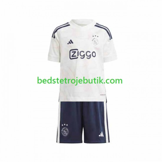 AFC Ajax Børn Udebane Fodboldtrøje 2023-2024 Kortærmet
