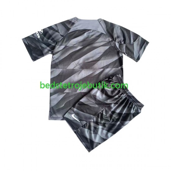 Atlético Madrid Målmand Børn Hjemmebane Fodboldtrøje 2023-2024 Kortærmet