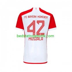 FC Bayern München Jamal Musiala 42 Mænd Hjemmebane Fodboldtrøje 2023-2024 Kortærmet
