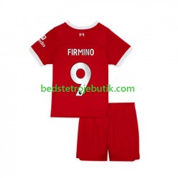 Liverpool Roberto Firmino 9 Børn Hjemmebane Fodboldtrøje 2023-2024 Kortærmet