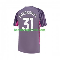 Manchester City Ederson Moraes 31 Målmand Mænd Udebane Fodboldtrøje 2023-2024 Kortærmet