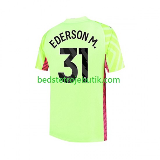 Manchester City Ederson Moraes 31 Målmand Mænd 3. Valg Fodboldtrøje 2023-2024 Kortærmet