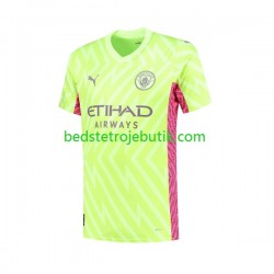 Manchester City Målmand Mænd 3. Valg Fodboldtrøje 2023-2024 Kortærmet