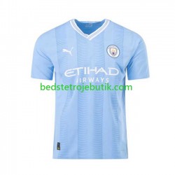Manchester City Mænd Hjemmebane Fodboldtrøje 2023-2024 Kortærmet