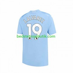 Manchester City J. ALVAREZ 19 Mænd Hjemmebane Fodboldtrøje 2023-2024 Kortærmet