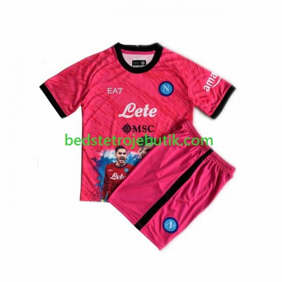 Napoli Face Game Alex Meret 1 Målmand Børn Hjemmebane Fodboldtrøje 2022-2023 Kortærmet