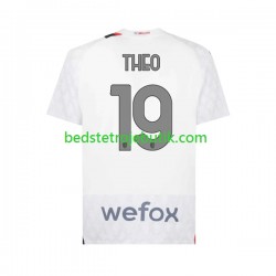 AC Milan Theo 19 Mænd Udebane Fodboldtrøje 2023-2024 Kortærmet