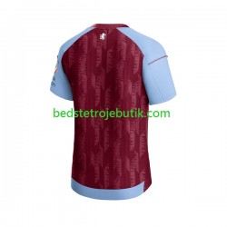 Aston Villa Mænd Hjemmebane Fodboldtrøje 2023-2024 Kortærmet