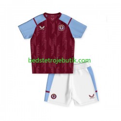 Aston Villa Børn Hjemmebane Fodboldtrøje 2023-2024 Kortærmet