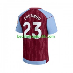 Aston Villa Philippe Coutinho 23 Mænd Hjemmebane Fodboldtrøje 2023-2024 Kortærmet
