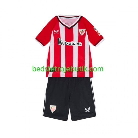 Athletic Bilbao Børn Hjemmebane Fodboldtrøje 2023-2024 Kortærmet