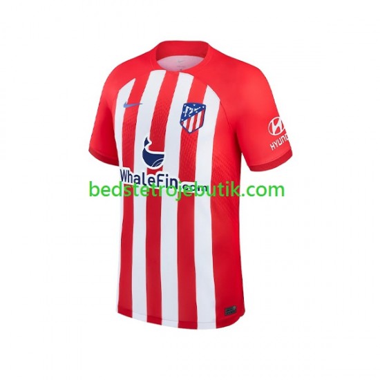 Atlético Madrid Mænd Hjemmebane Fodboldtrøje 2023-2024 Kortærmet