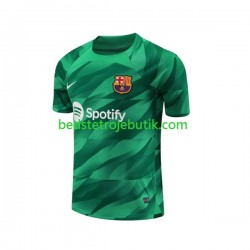 FC Barcelona Målmand Mænd Hjemmebane Fodboldtrøje 2023-2024 Kortærmet