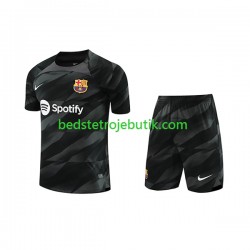 FC Barcelona Målmand Børn Udebane Fodboldtrøje 2023-2024 Kortærmet