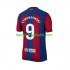 FC Barcelona Robert Lewandowski 9 Mænd Hjemmebane Fodboldtrøje 2023-2024 Kortærmet