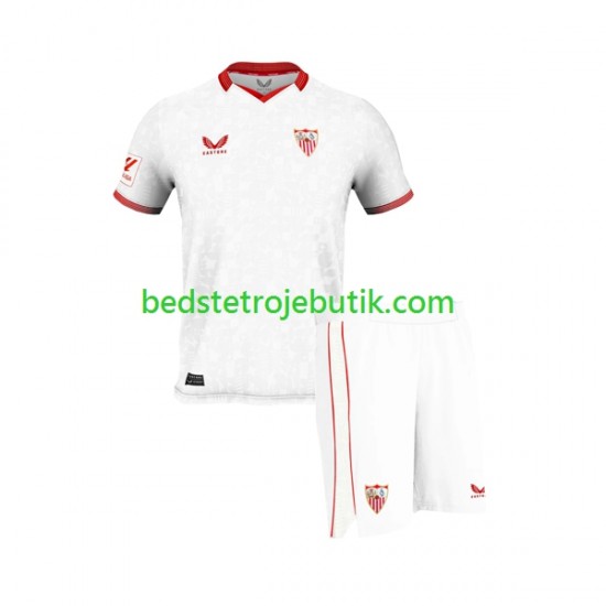 Sevilla FC Børn Hjemmebane Fodboldtrøje 2023-2024 Kortærmet