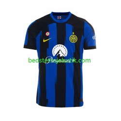 Inter Milan Mænd Hjemmebane Fodboldtrøje 2023-2024 Kortærmet