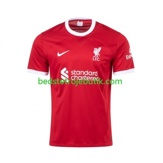 Liverpool Darwin Nunez 9 Mænd Hjemmebane Fodboldtrøje 2023-2024 Kortærmet