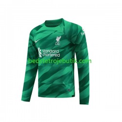 Liverpool Målmand Mænd Hjemmebane Fodboldtrøje 2023-2024 Langærmet
