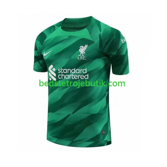 Liverpool Målmand Mænd Hjemmebane Fodboldtrøje 2023-2024 Kortærmet