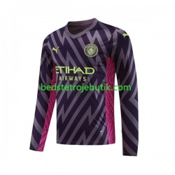 Manchester City Målmand Mænd Udebane Fodboldtrøje 2023-2024 Langærmet