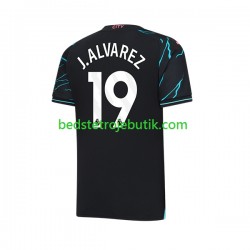Manchester City Julian Alvarez 19 Mænd 3. Valg Fodboldtrøje 2023-2024 Kortærmet