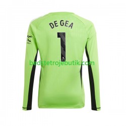 Manchester United De Gea 1 Målmand Mænd Hjemmebane Fodboldtrøje 2023-2024 Langærmet