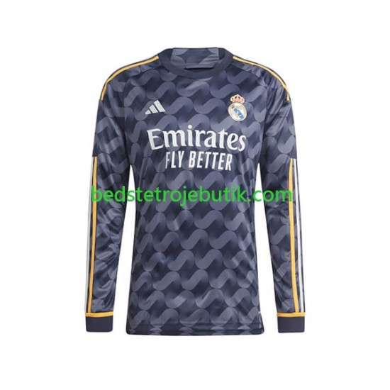 Real Madrid Mænd Udebane Fodboldtrøje 2023-2024 Langærmet