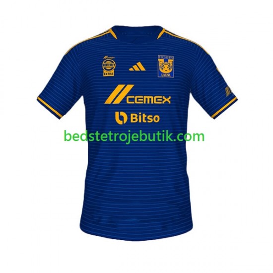 Tigres UANL Mænd Udebane Fodboldtrøje 2023-2024 Kortærmet