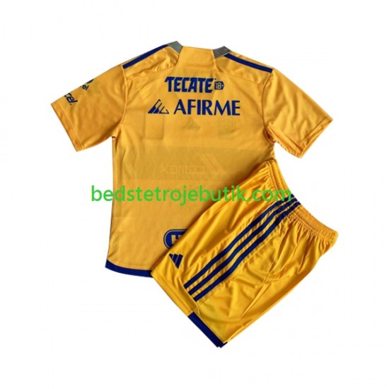 Tigres UANL Børn Hjemmebane Fodboldtrøje 2023-2024 Kortærmet