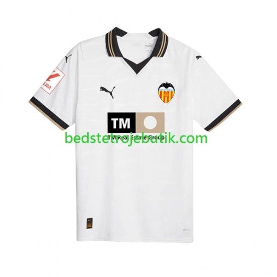 Valencia CF Mænd Hjemmebane Fodboldtrøje 2023-2024 Kortærmet