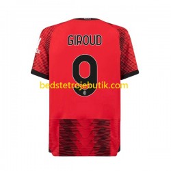 AC Milan Olivier Giroud 9 Mænd Hjemmebane Fodboldtrøje 2023-2024 Kortærmet