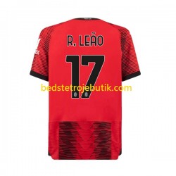 AC Milan Rafael Leao 17 Mænd Hjemmebane Fodboldtrøje 2023-2024 Kortærmet