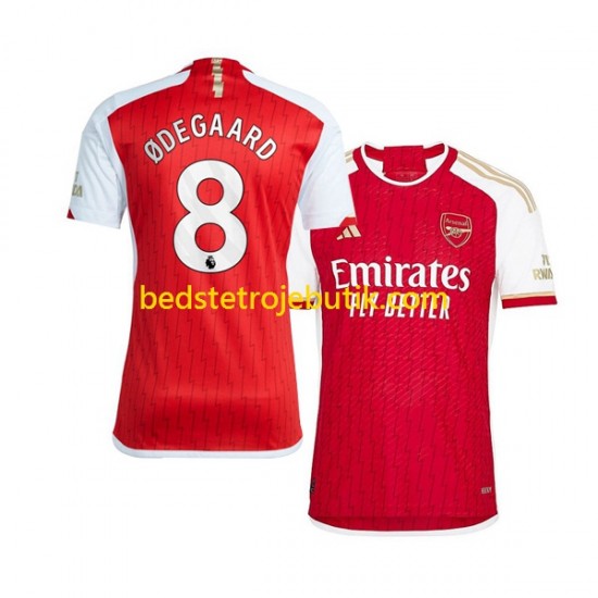 Arsenal Martin Odegaard 8 Mænd Hjemmebane Fodboldtrøje 2023-2024 Kortærmet