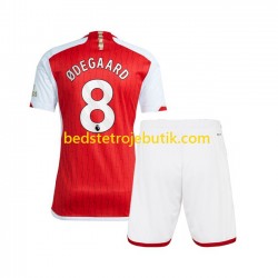 Arsenal Martin Odegaard 8 Børn Hjemmebane Fodboldtrøje 2023-2024 Kortærmet