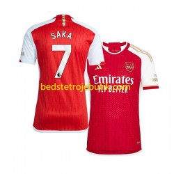 Arsenal Saka 7 Mænd Hjemmebane Fodboldtrøje 2023-2024 Kortærmet
