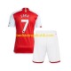 Arsenal Saka 7 Børn Hjemmebane Fodboldtrøje 2023-2024 Kortærmet