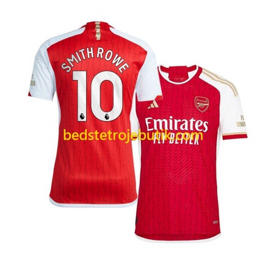 Arsenal Smith Rowe 10 Mænd Hjemmebane Fodboldtrøje 2023-2024 Kortærmet