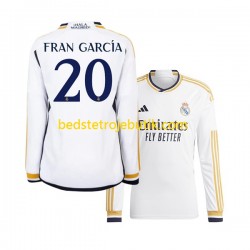 Real Madrid Fran Garcia 20 Mænd Hjemmebane Fodboldtrøje 2023-2024 Langærmet