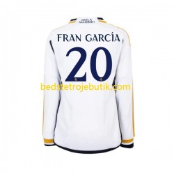 Real Madrid Fran Garcia 20 Mænd Hjemmebane Fodboldtrøje 2023-2024 Langærmet