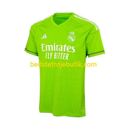 Real Madrid Målmand Mænd Hjemmebane Fodboldtrøje 2023-2024 Kortærmet