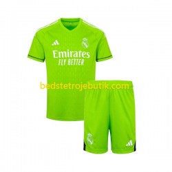 Real Madrid Målmand Børn Hjemmebane Fodboldtrøje 2023-2024 Kortærmet