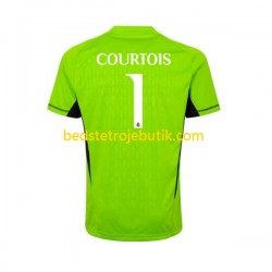 Real Madrid Thibaut Courtois 1 Målmand Mænd Hjemmebane Fodboldtrøje 2023-2024 Kortærmet