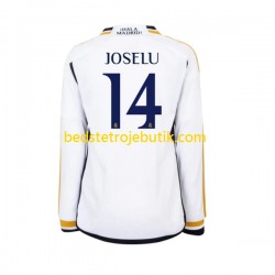 Real Madrid JOSELU 14 Mænd Hjemmebane Fodboldtrøje 2023-2024 Langærmet