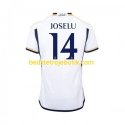 Real Madrid JOSELU 14 Mænd Hjemmebane Fodboldtrøje 2023-2024 Kortærmet